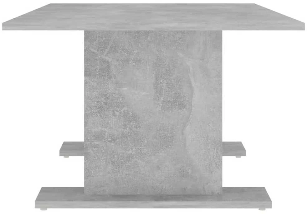 Kavos staliukas, betono pilkos spalvos, 103,5x60x40cm, MDP