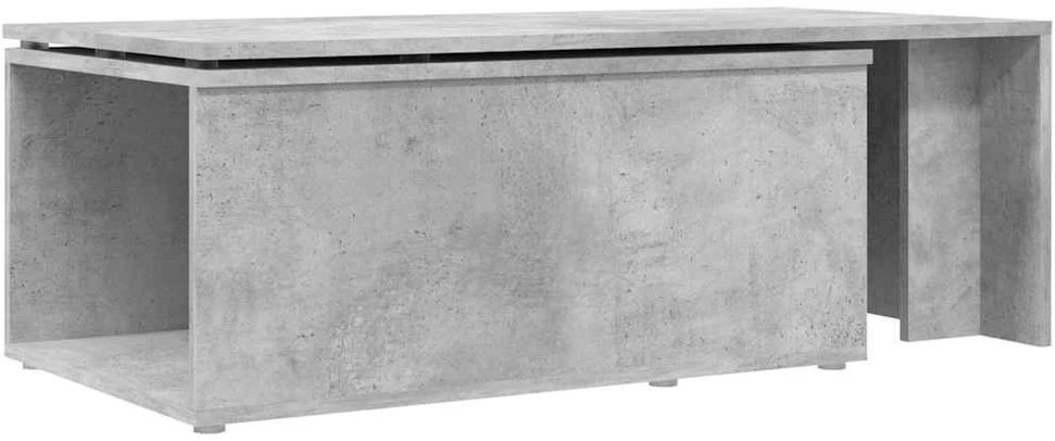 Kavos staliukas, betono pilkos spalvos, 150x50x35cm, MDP