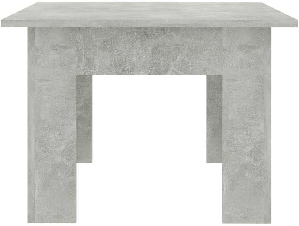 Kavos staliukas, betono pilkas, 100x60x42cm, apdirbta mediena