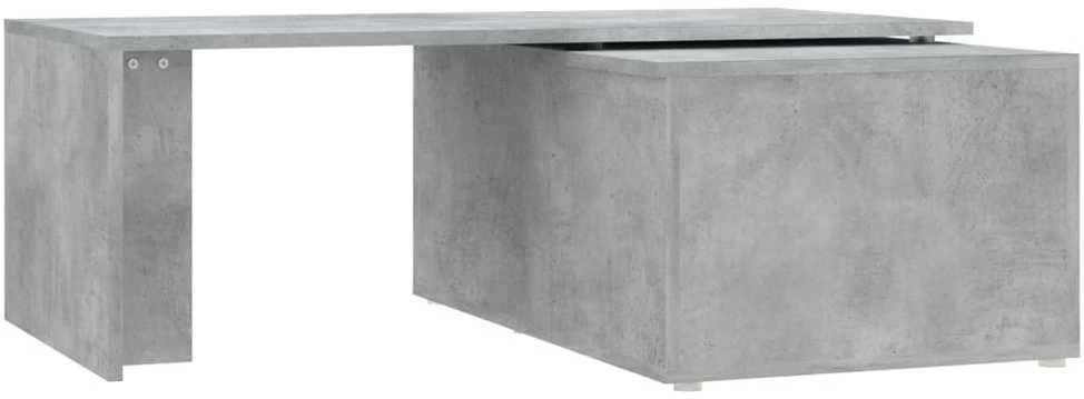 Kavos staliukas, betono pilkos spalvos, 150x50x35cm, MDP