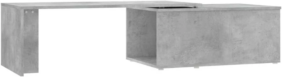 Kavos staliukas, betono pilkos spalvos, 150x50x35cm, MDP