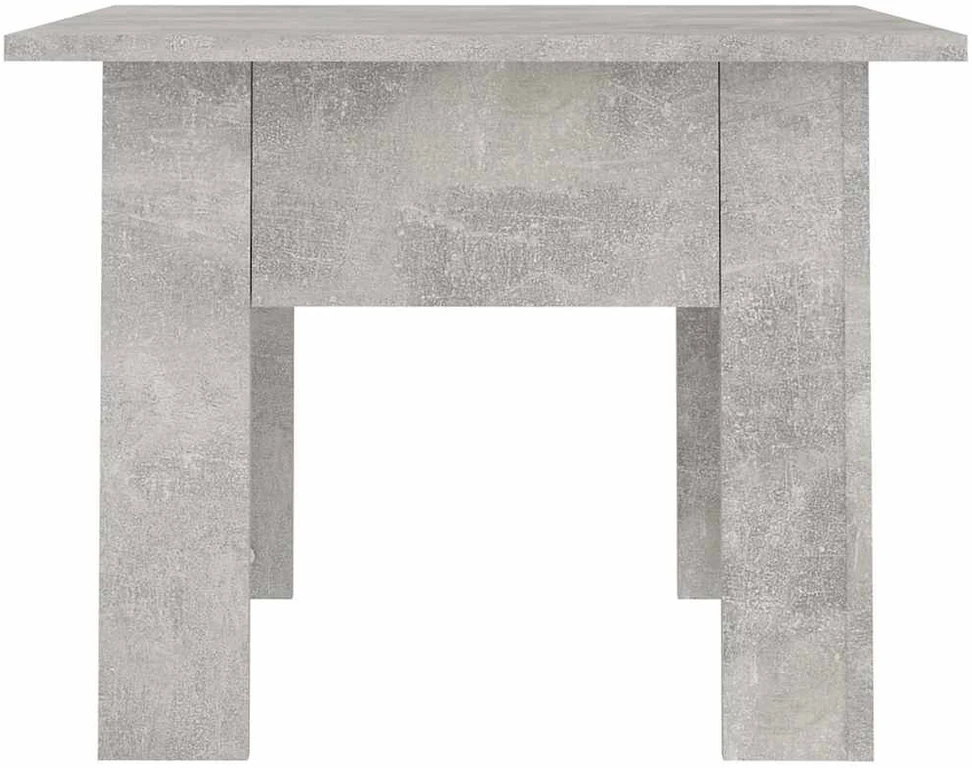 Kavos staliukas, betono pilkos spalvos, 55x55x42 cm, MDP