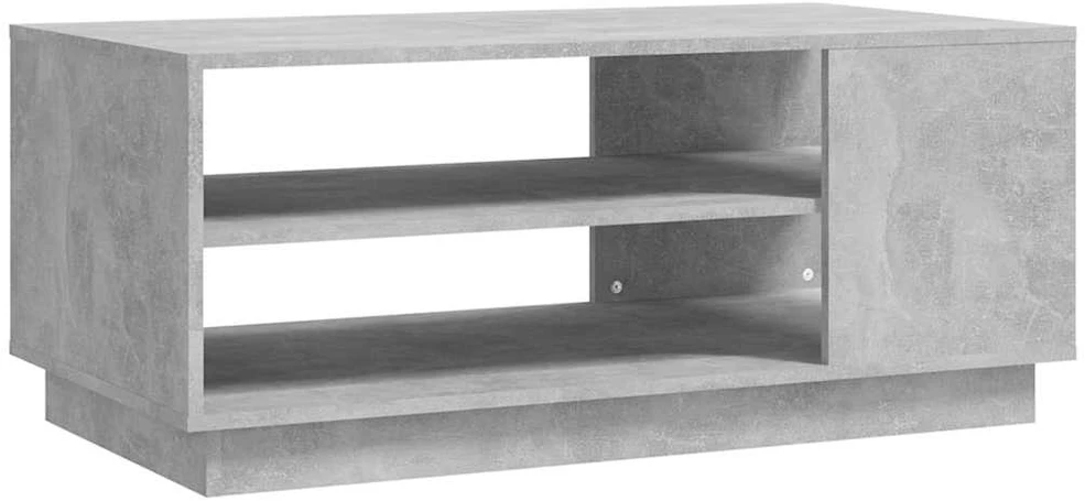 Kavos staliukas, betono pilkos spalvos, 102x55x43cm, MDP
