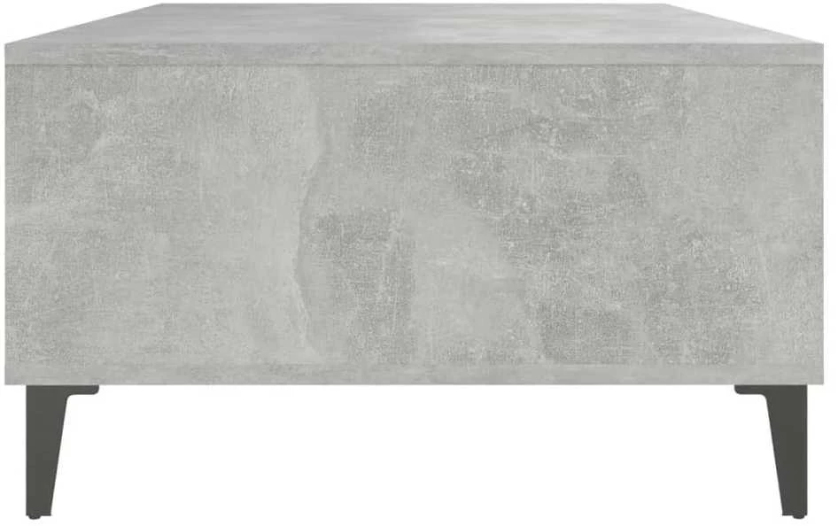 Kavos staliukas, betono pilkas, 103,5x60x35cm, apdirbta mediena