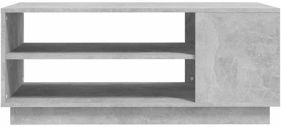 Kavos staliukas, betono pilkos spalvos, 102x55x43cm, MDP