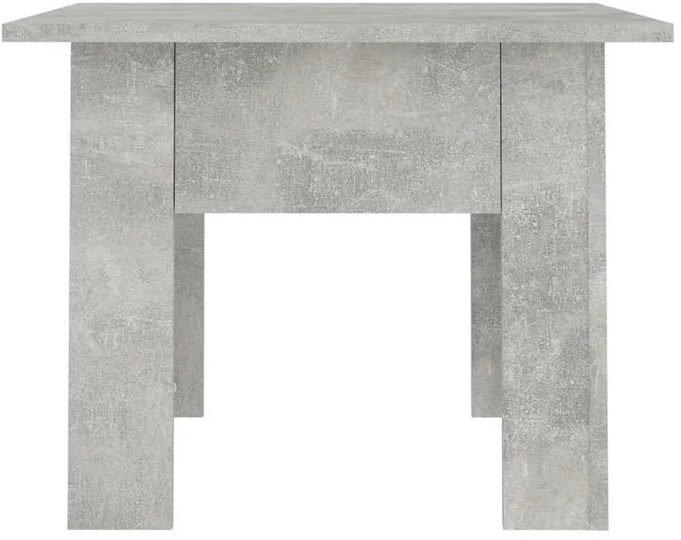 Kavos staliukas, betono pilkos spalvos, 55x55x42 cm, MDP