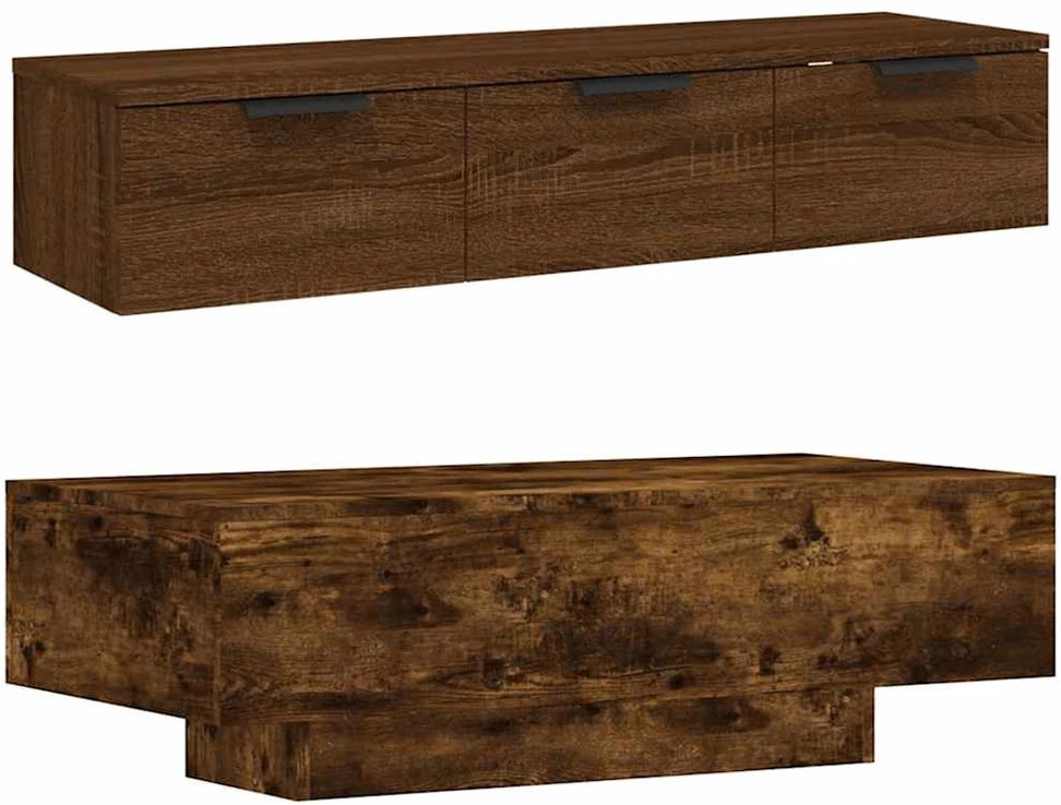 Kavos staliukas, dūminio ąžuolo, 100x49,5x31cm, mediena