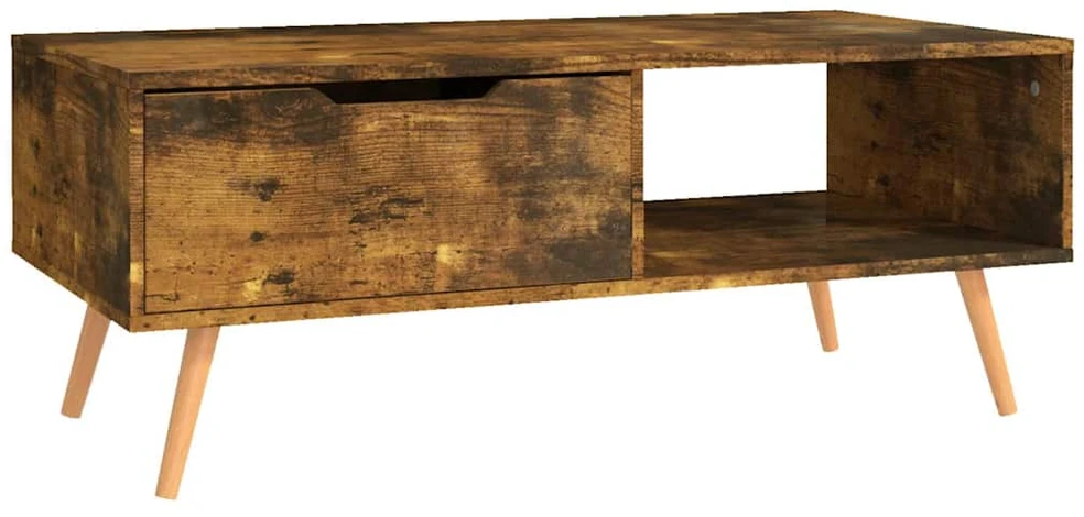 Kavos staliukas, dūminio ąžuolo, 100x49,5x43cm, mediena