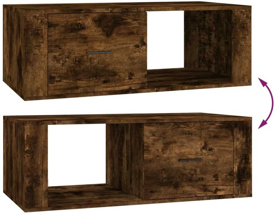 Kavos staliukas, dūminio ąžuolo, 100x50,5x35cm, mediena