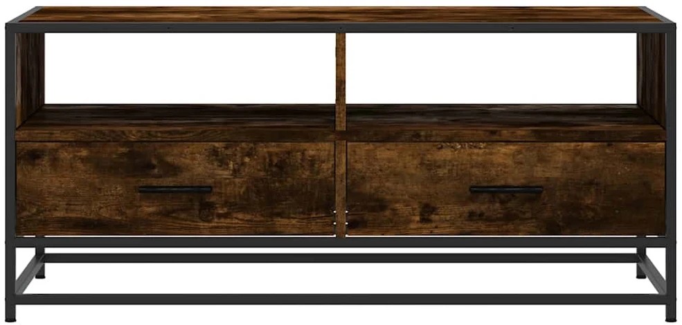 Kavos staliukas, dūminio ąžuolo, 100x50x45cm, mediena/metalas