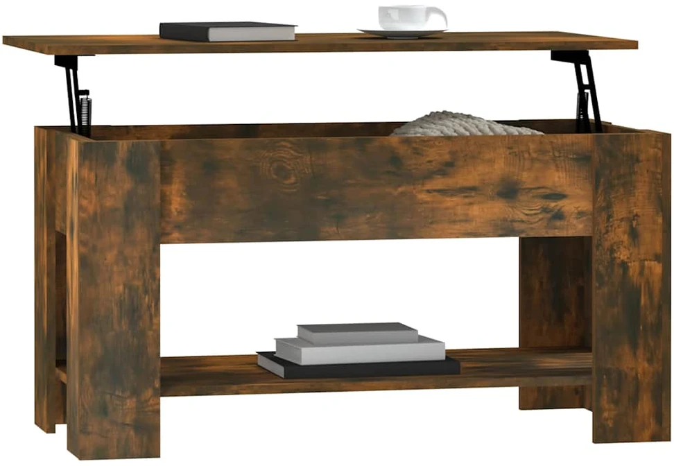 Kavos staliukas, dūminio ąžuolo, 101x49x52cm, apdirbta mediena