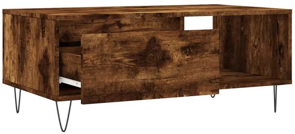 Kavos staliukas, dūminio ąžuolo, 90x50x36,5cm, apdirbta mediena