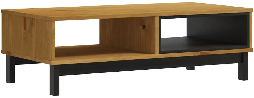 Kavos staliukas FLAM, 100x50x32,5 cm pušies masyvo