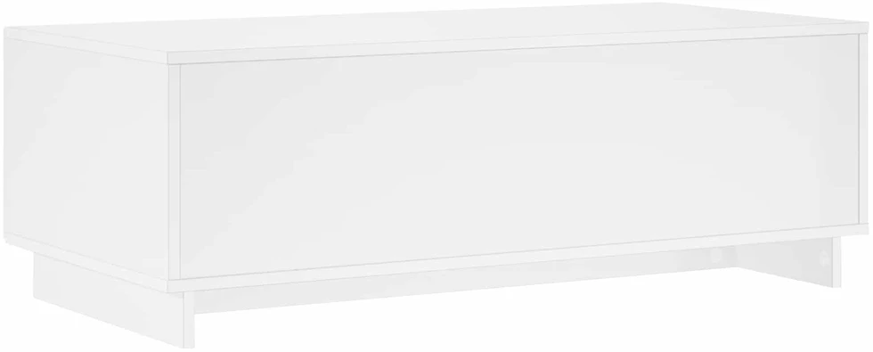 Kavos staliukas Itin blizgi balta 102 x 50,5 x 35 cm