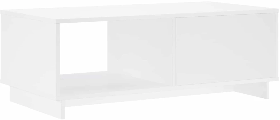 Kavos staliukas Itin blizgi balta 95 x 50,5 x 35 cm