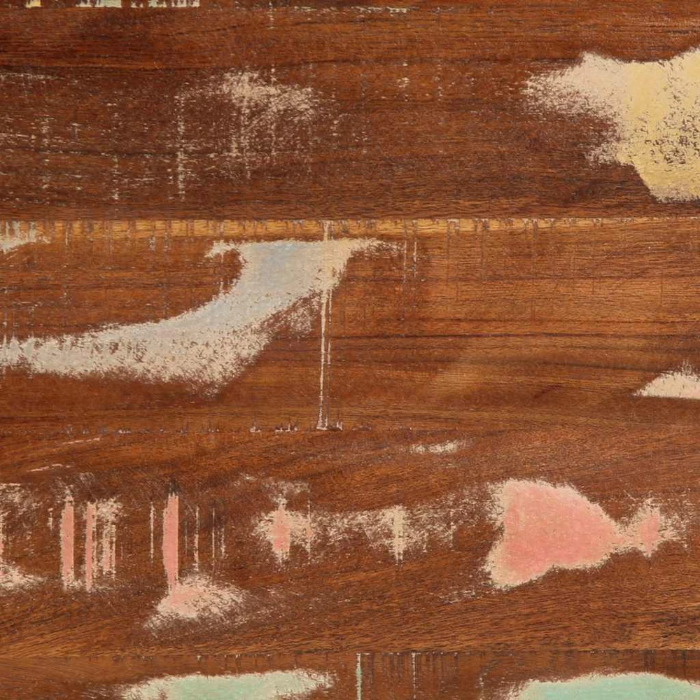 Kavos staliukas, įvairiaspalvis, 90x50x36 cm, perdirbta mediena