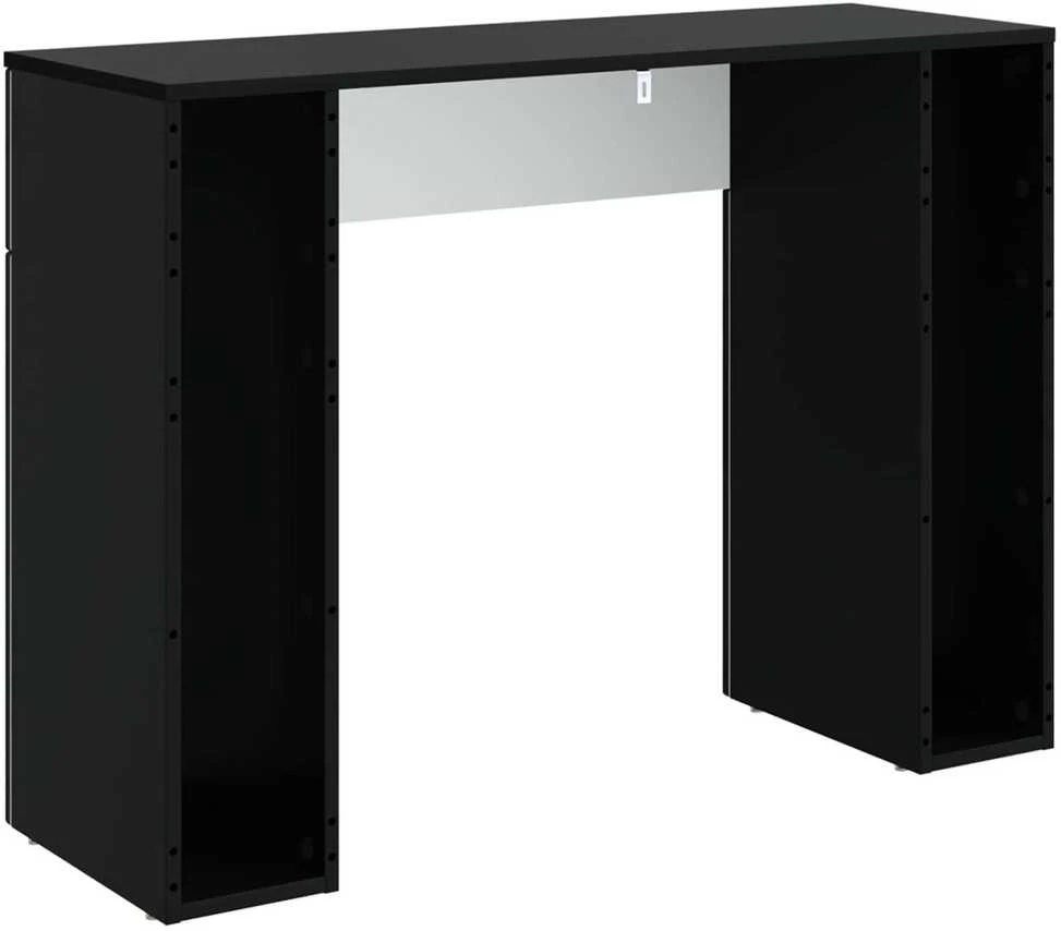 Kavos staliukas Juoda 102 x 35 x 75 cm Apdirbta mediena
