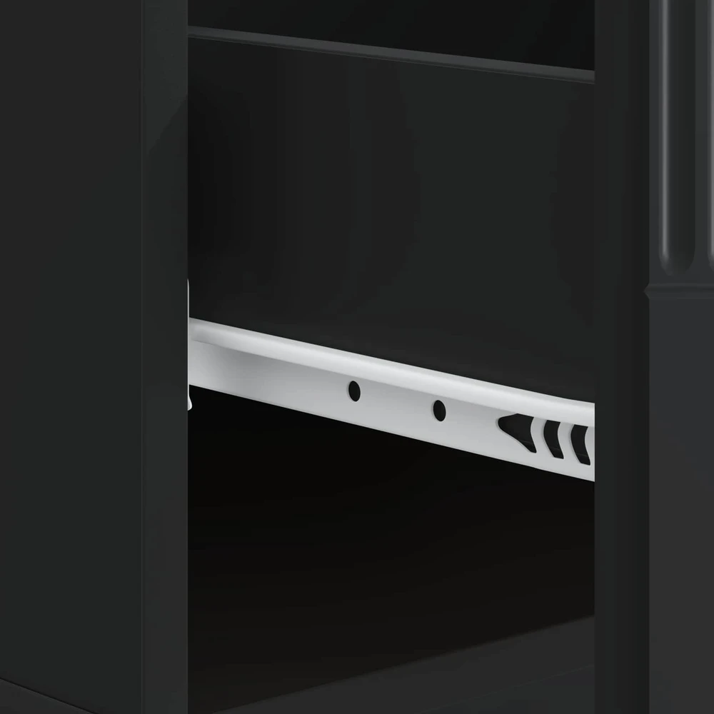 Kavos staliukas Juoda 49 x 50 x 37 cm Apdirbta mediena