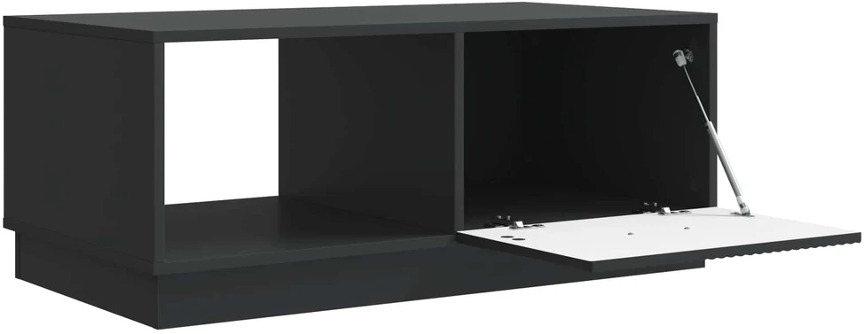 Kavos staliukas Juoda 90 x 50 x 37 cm Apdirbta mediena