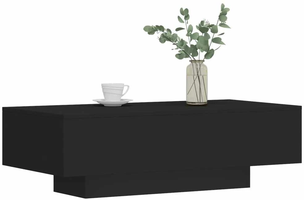 Kavos staliukas, juodas, 100x49,5x31cm, apdirbta mediena