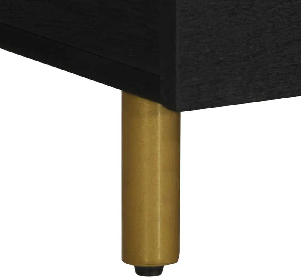 kavos staliukas juodas 100x54x40 cm Engineered Wood