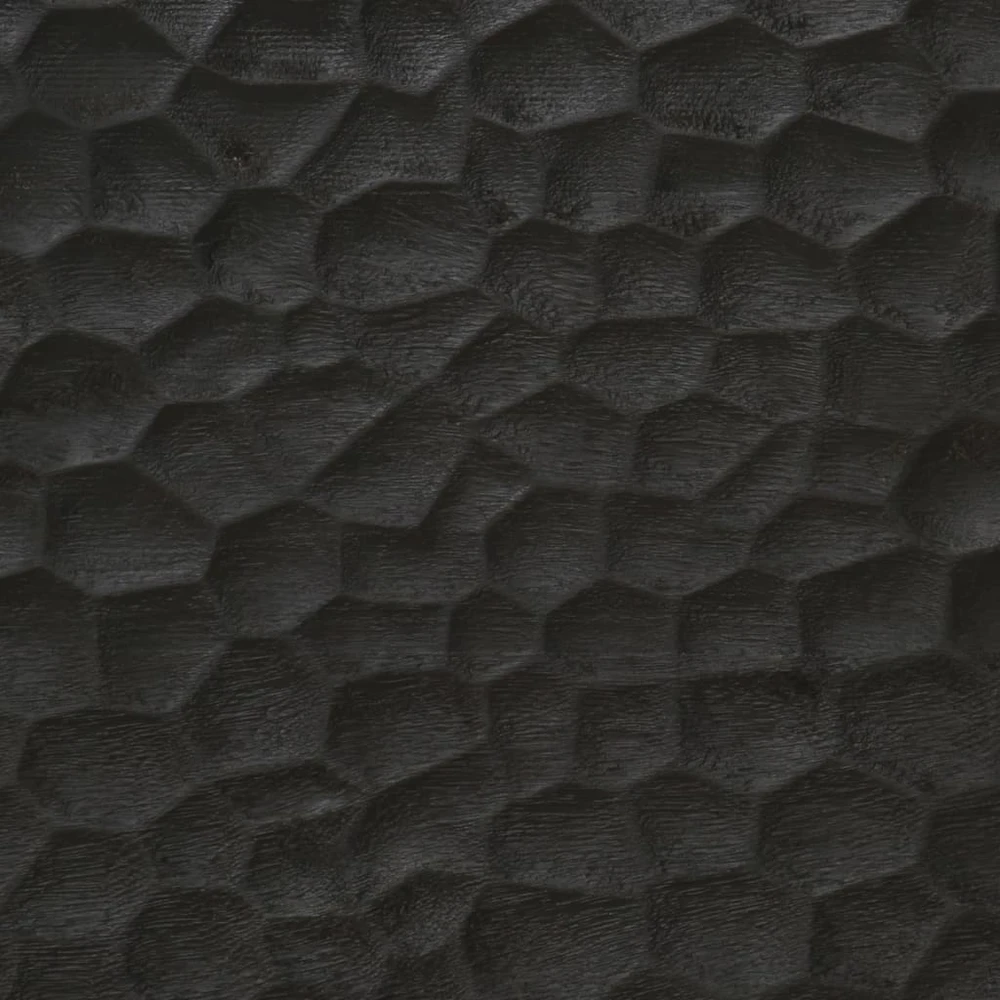 Kavos staliukas, juodas, 100x54x40cm, mango medienos masyvas