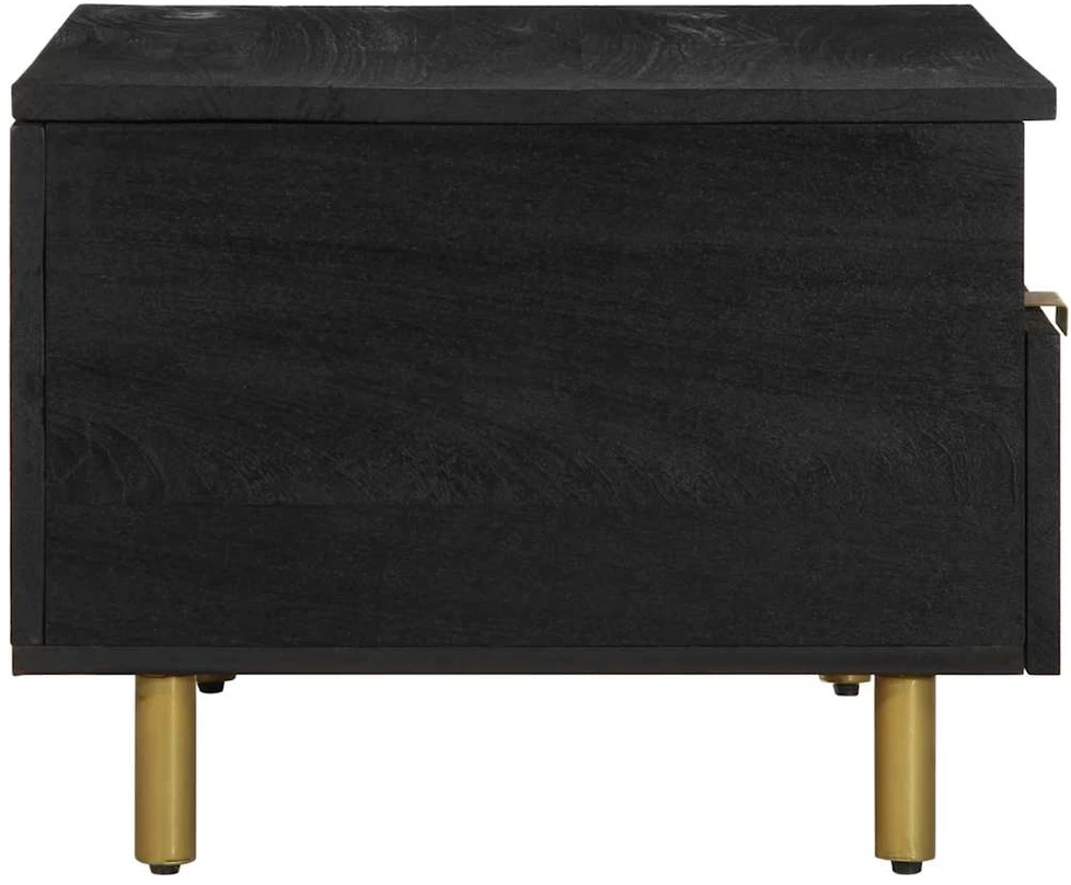 kavos staliukas juodas 80x54x40 cm Engineered Wood