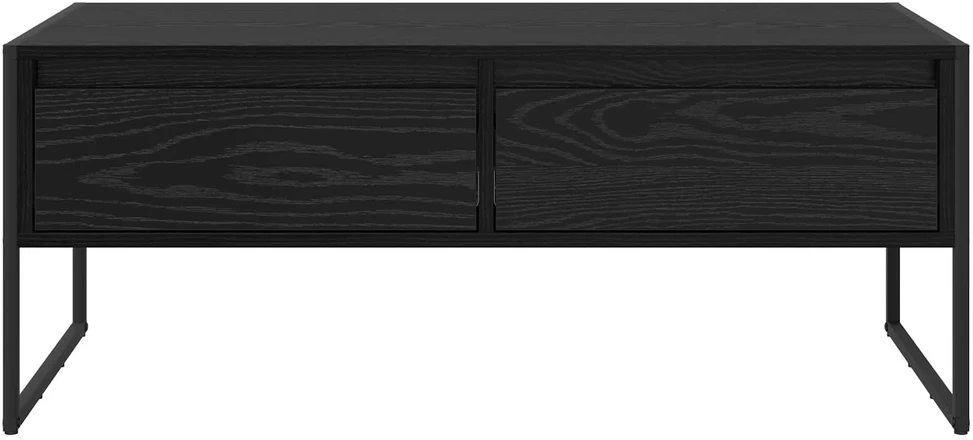 Kavos staliukas Juodas ąžuolas 100 x 46 x 40 cm