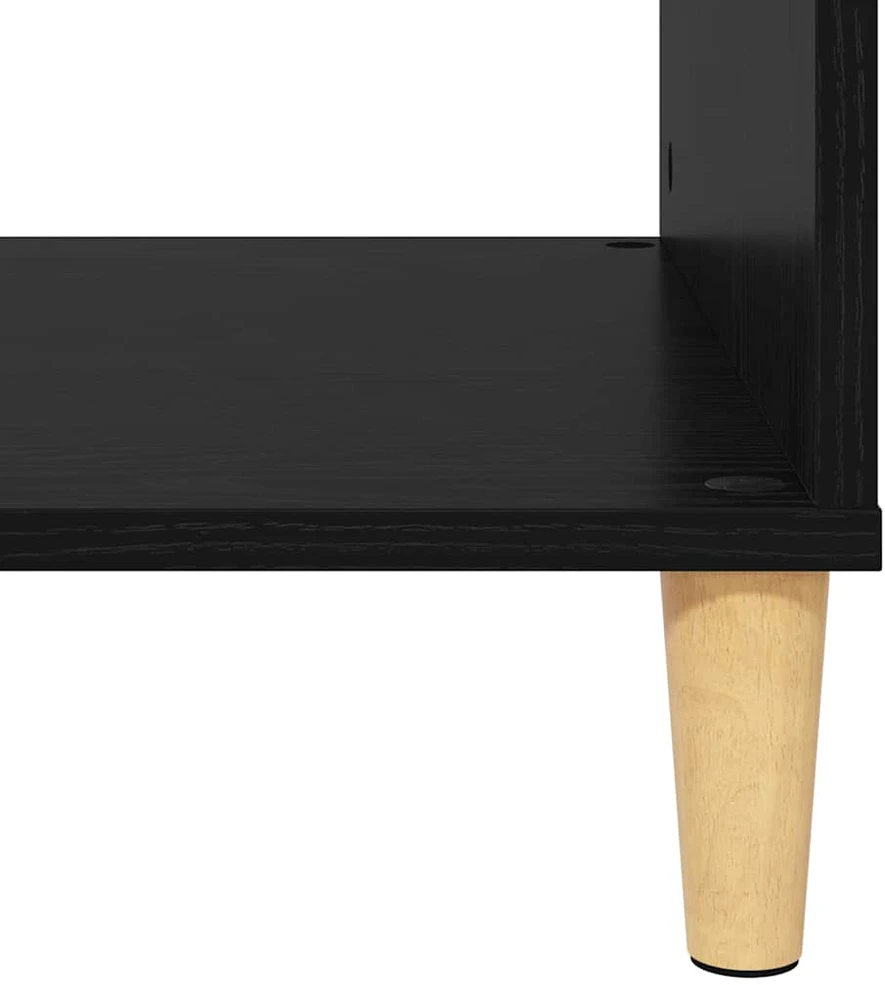 Kavos staliukas Juodas ąžuolas 102 x 55 x 35 cm