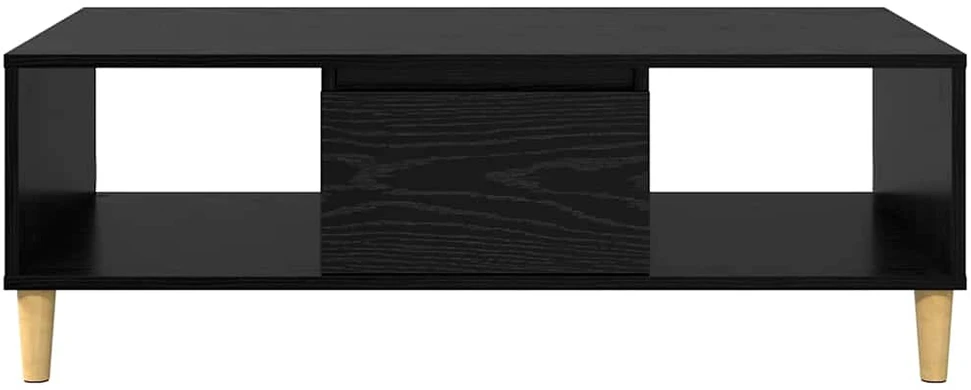 Kavos staliukas Juodas ąžuolas 102 x 55 x 35 cm