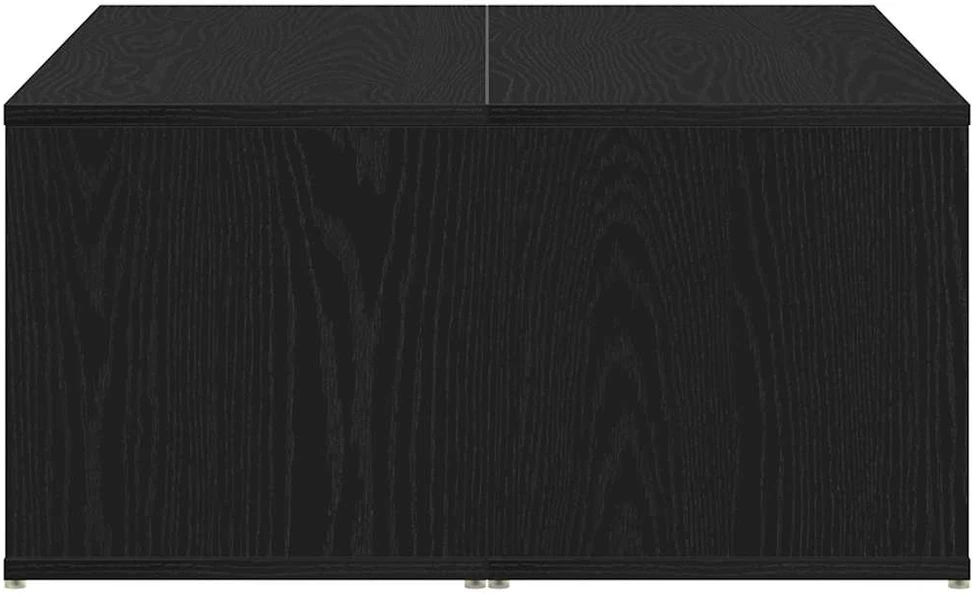 Kavos staliukas Juodas ąžuolas 90 x 67 x 33 cm Apdirbta mediena