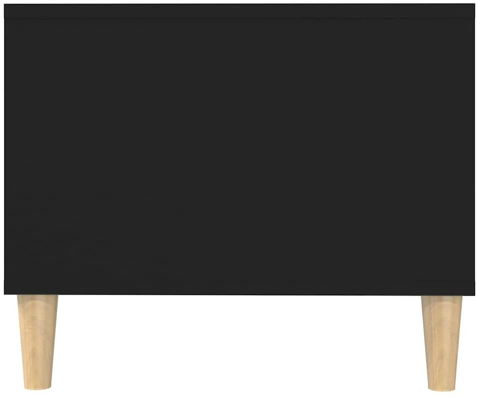 Kavos staliukas, juodos spalvos, 102x50x40cm, apdirbta mediena