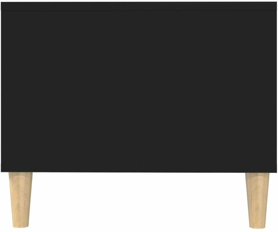 Kavos staliukas, juodos spalvos, 102x50x40cm, apdirbta mediena
