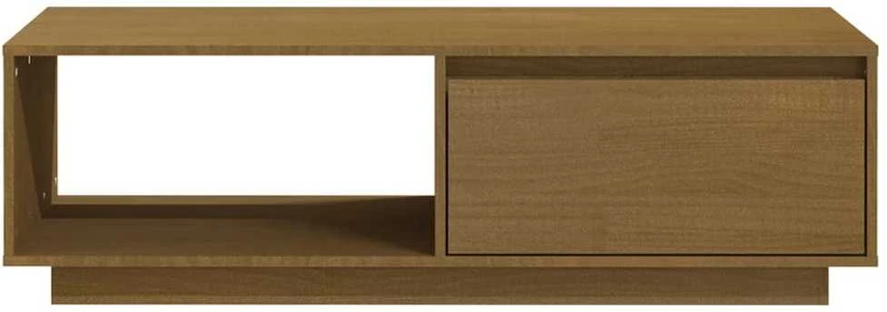 Kavos staliukas, medaus rudas, 110x50x33,5cm, pušies masyvas