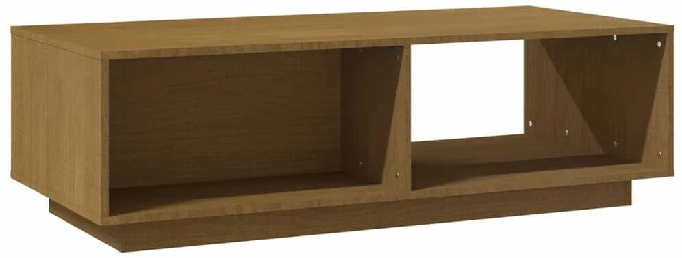 Kavos staliukas, medaus rudas, 110x50x33,5cm, pušies masyvas