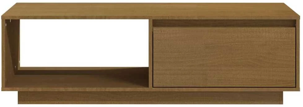 Kavos staliukas, medaus rudas, 110x50x33,5cm, pušies masyvas