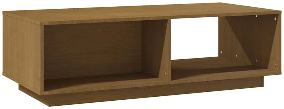 Kavos staliukas, medaus rudas, 110x50x33,5cm, pušies masyvas