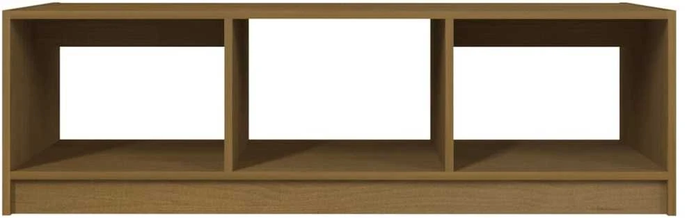 Kavos staliukas, medaus rudas, 110x50x34cm, pušies masyvas
