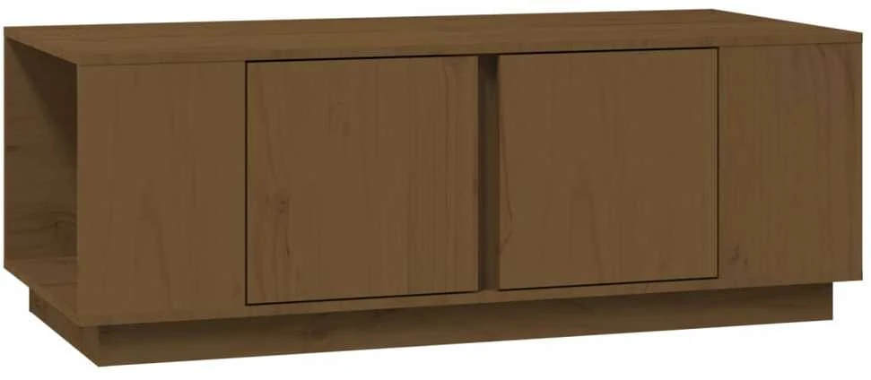 Kavos staliukas, medaus rudas, 110x50x40cm, pušies masyvas