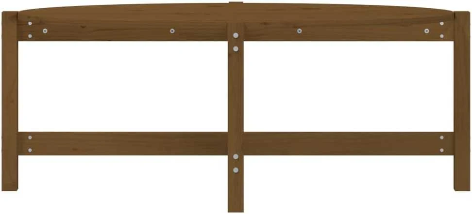 Kavos staliukas, medaus rudas, 118x63x45cm, pušies masyvas