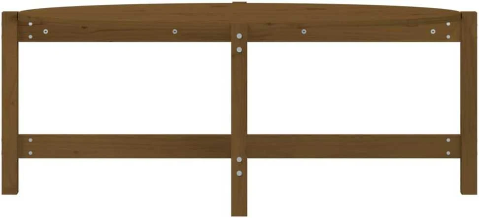 Kavos staliukas, medaus rudas, 118x63x45cm, pušies masyvas