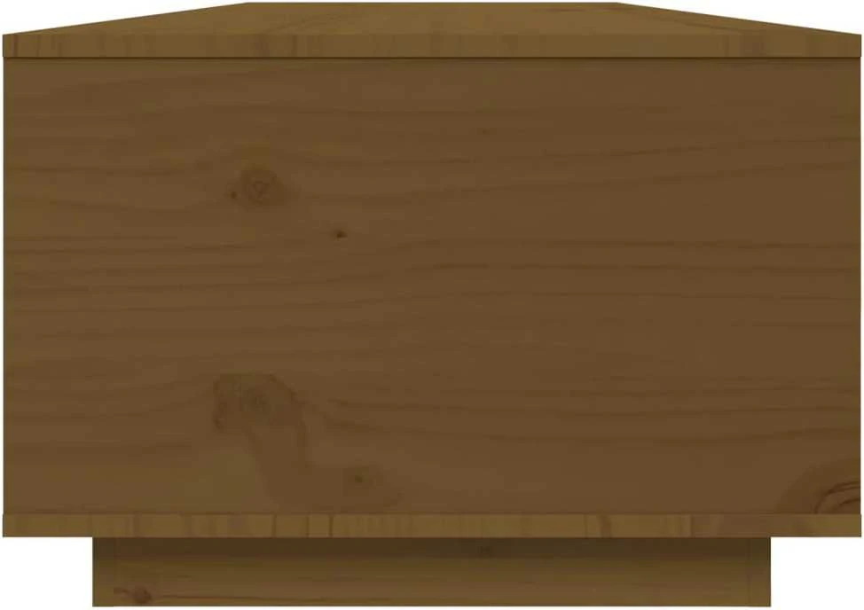 Kavos staliukas, medaus rudas, 80x50x35,5cm, pušies masyvas
