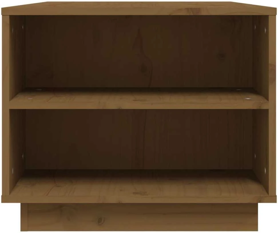Kavos staliukas, medaus rudas, 90x49x40,5cm, pušies masyvas