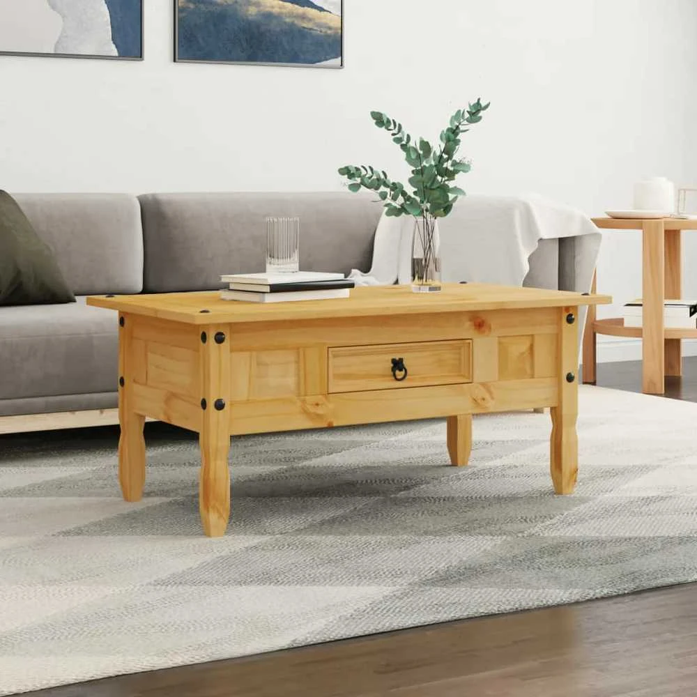 Kavos staliukas, meksikinė pušis, Corona kolekcija 100x55x44 cm