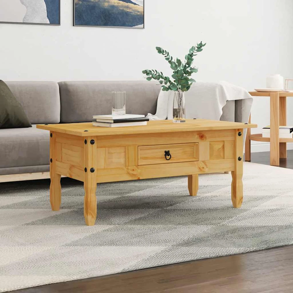 Kavos staliukas, meksikinė pušis, Corona kolekcija 100x55x44 cm