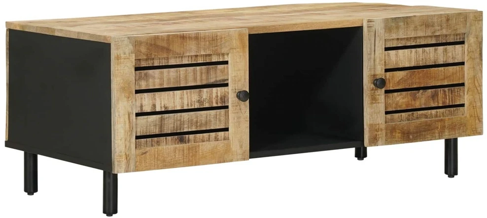 Kavos staliukas Natūrali 100 x 54 x 40 cm Kietas mango medis