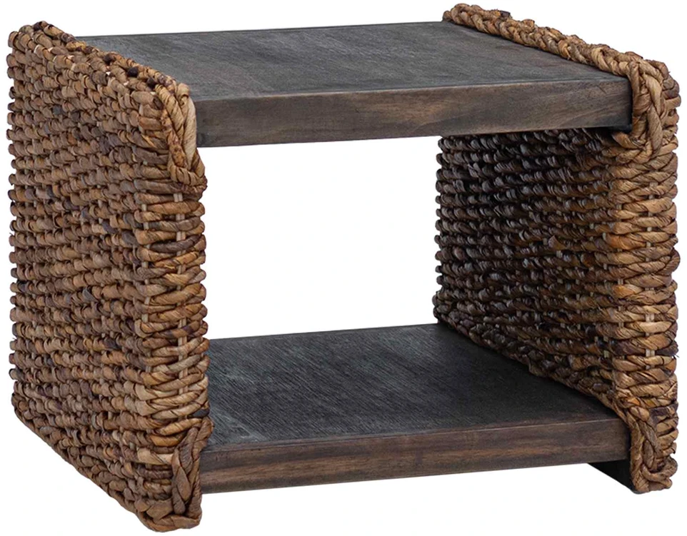 Kavos staliukas Natūrali 45 x 45 x 45 cm Kietas mahonio mediena