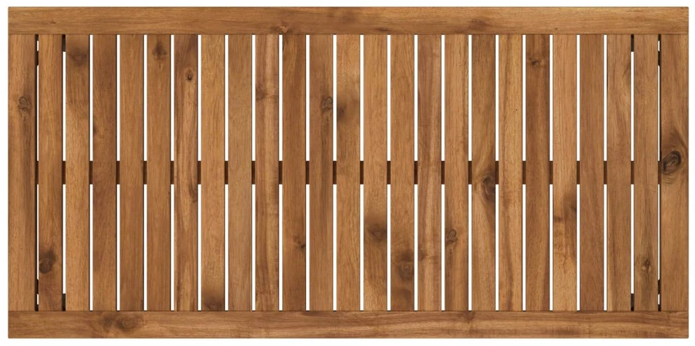 Kavos staliukas Natūrali ir juoda 50 x 100,5 x 45 cm