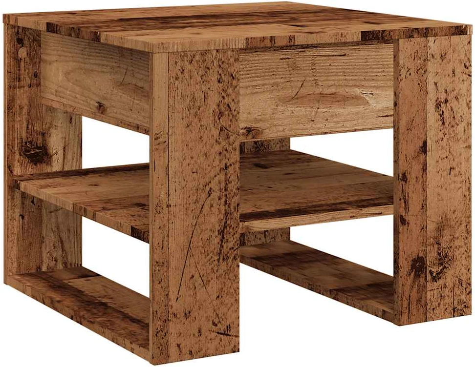 Kavos staliukas Old Wood 55,5x55x45 cm Inžinierinė mediena