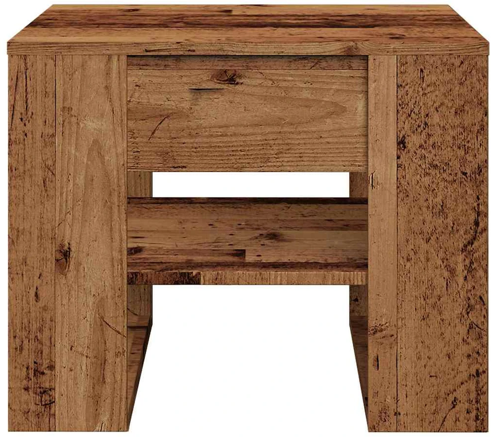 Kavos staliukas Old Wood 55,5x55x45 cm Inžinierinė mediena